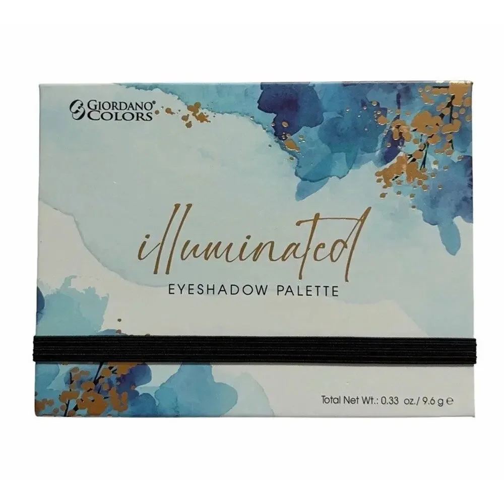 Giordano Colors Illuminated Eyeshadow Palette 6 Neutral Shimmer Matte Shades
